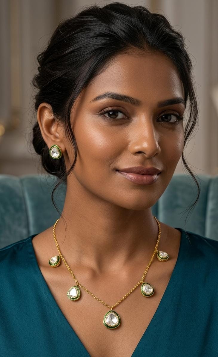 Moissanite Kundan Polki (BC15)